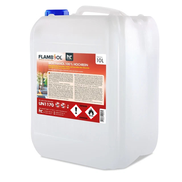 Bioethanol 60 Liter 100% Ethanol - 6x10L Kanister Für Kamine & Feuerschalen