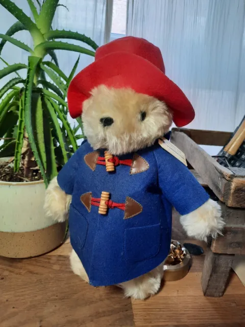 Grand Traditionnel Paddington Bear rare ours  Peluche - Vintage Style Queen