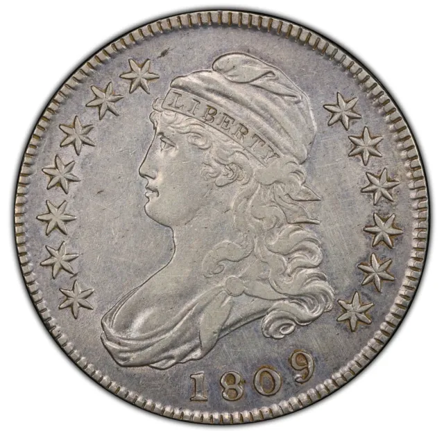 1809 Bust Half Dollar PCGS XF DETAILS WONDERFUL APPEARANCE