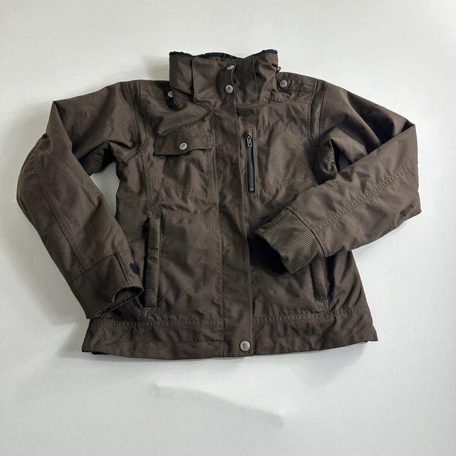 Columbia Omni Tech Titanium Winter Jacket Ski Snowboard Outdoor Brown Medium