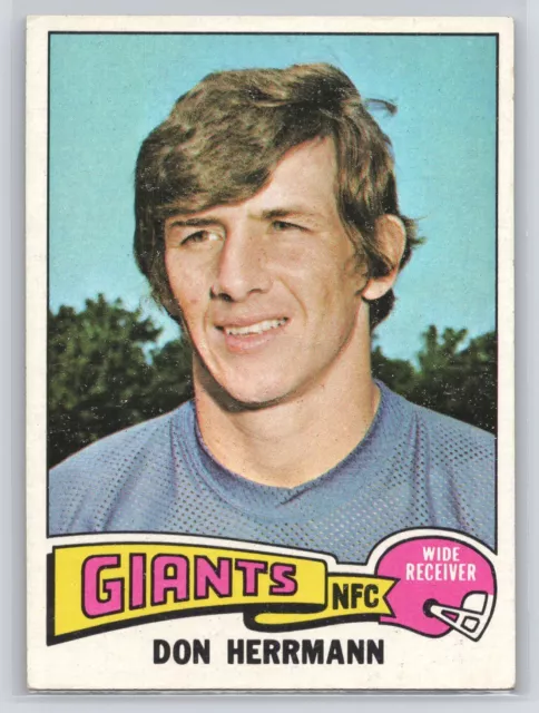 1975 Topps #308 Don Herrmann - Giants - ExMt