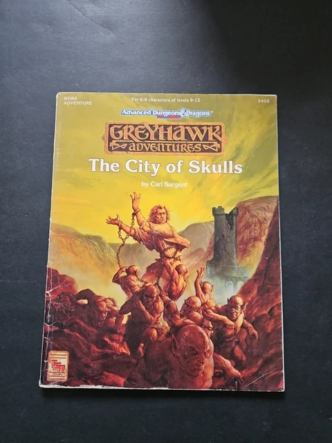 Tsr Rpga TSR RPGA GREYHAWK WGR6 CITY OF SKULLS 9405 ADV DUNGEON And DRAGON £50. ...