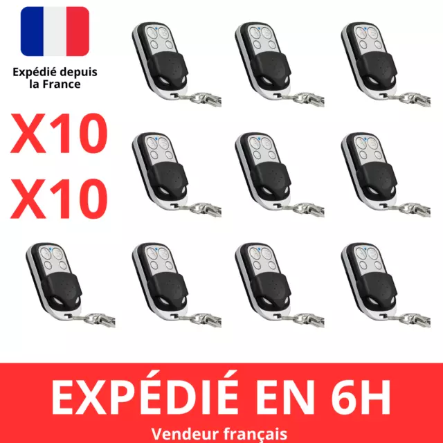 x10 Télécommande Universelle 433Mhz Copieuse Signal Pour Portail Porte de Garage