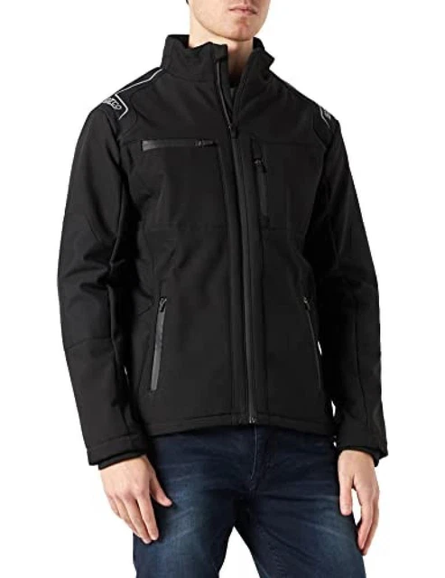 (TG. M) Sparco Seattle, Unisex - Adulto, Negro, M - NUOVO