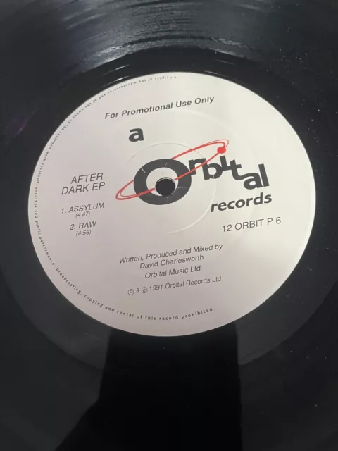 Rare Old Skool Rave After Dark Ep Promo  12” Vinyl 1991