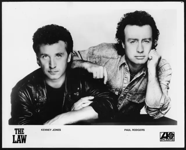 Paul Rodgers of Bad Company Kenny Jones of The Who Original Promo Photo The Law