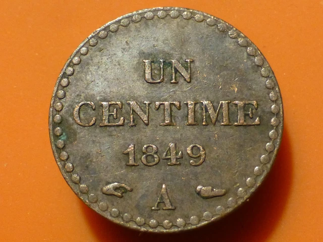 Un Centime - Dupre - 1849 A - Recherchee & Qualite Tb+ !