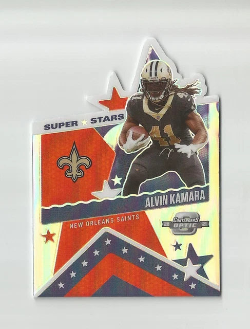 2021 Contenders Optic Superstars Prizm Die-Cut Alvin Kamara #Ss-Aka Saints