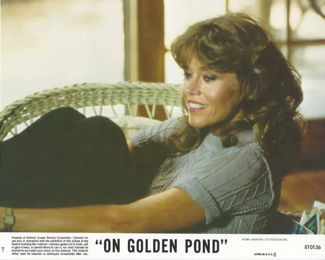 On Golden Pond Original 8x10 Lobby Card Poster 1981 Photo #7 Jane Fonda