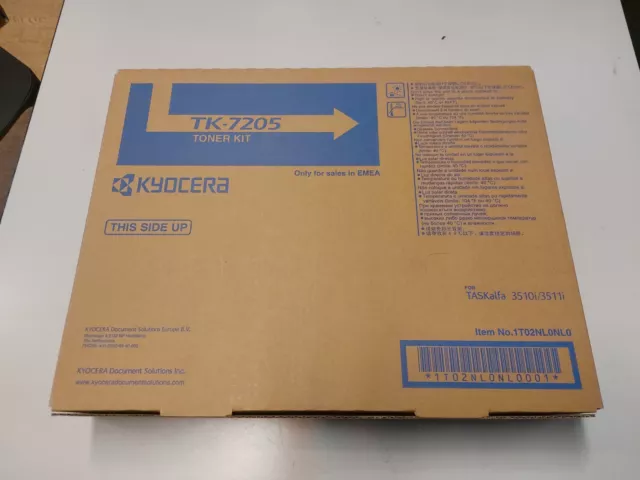 Original Kyocera 1T02NL0NL0 TK-7205 TK7205 Toner schwarz OVP