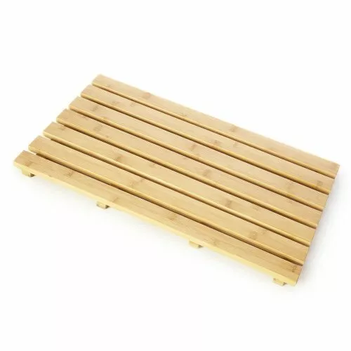 Wooden Duckboard Natural Wood Bathroom Bath Shower Anti Slip Mat Duck Board