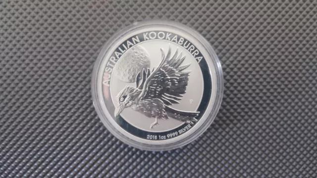 Kookaburra 1oz Silbermünze Jahrgang 2018