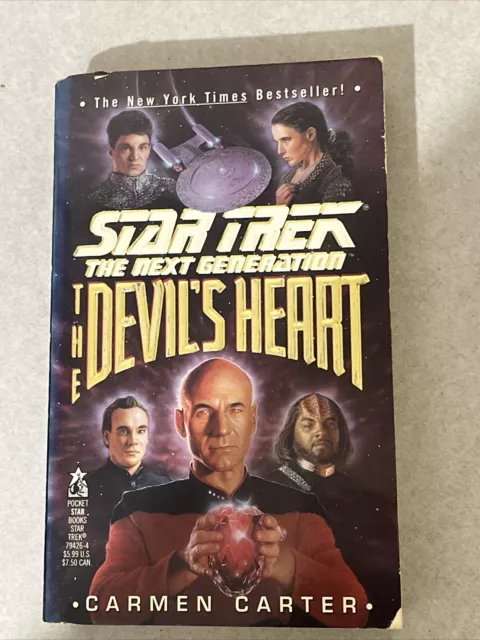 Star Trek The Next Generation The Devil's Heart Science Fiction  Paperback Book