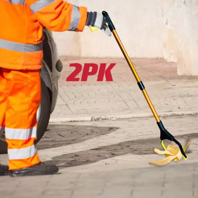 32" Grabber Pick Up Tool Extended Garbage Reaching Stick Trash Picker Folding US