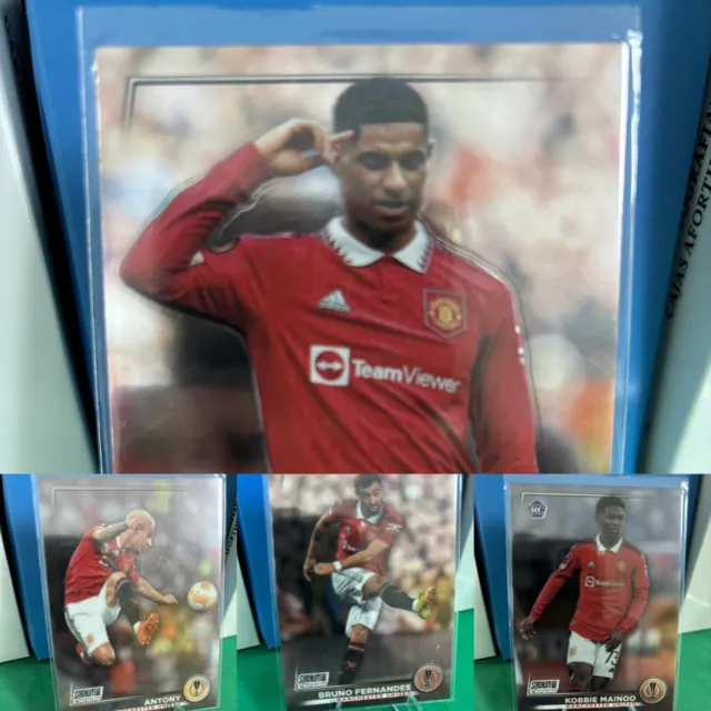 cromos futbol lote Manchester United Stadium Club Chrome Topps