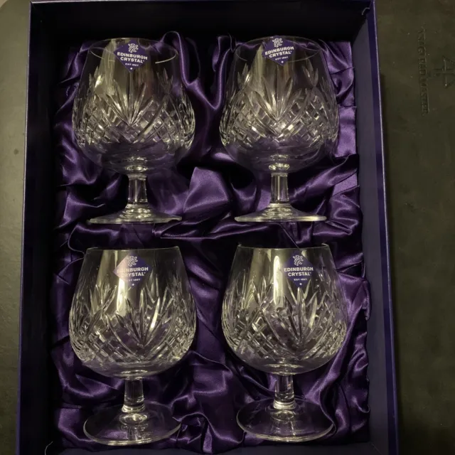 Edinburgh Crystal Brandy Glasses