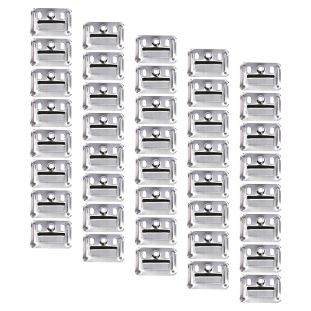 Congiunzioni Letto Assemblato Connettori Letto Divano H&auml;fele - Lotto Da 10 Pezzi, Ferramenta Per Montaggio Mobili Separatore Cuscinetti