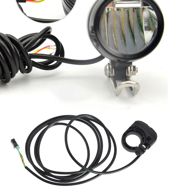 WATERPROOF ELECTRIC BIKE Headlight Tail Light Set 6V 48V Voltage Range