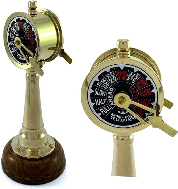 Ship/Boat Telegraph Speed Controller Mini Nautical Brass Handmade Telegraph