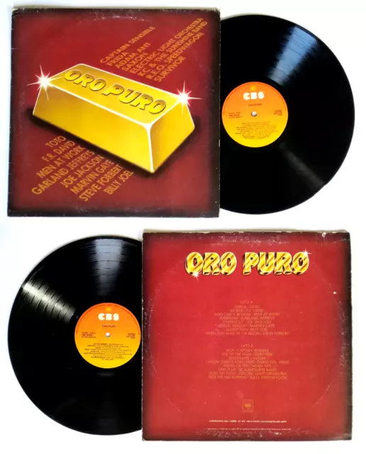 Lp Oro Puro 33 Giri Disco Vinyl Italy Toto Men At Work Adam Ant Billy Joel Gaye