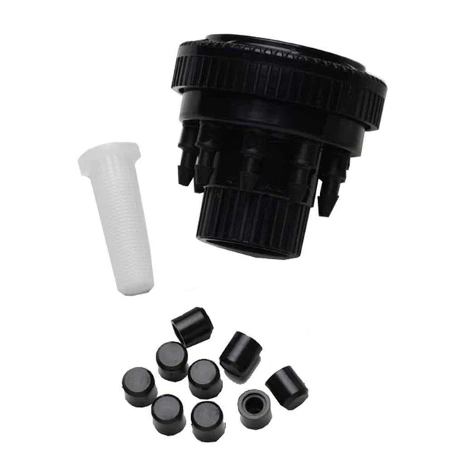 Toro Blue Stripe Drip 9-Outlet Distribution Manifold w filter & 25 psi regulator