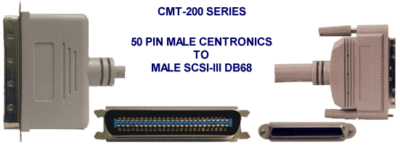 CABLE HOSA CMT-106 Centronics 50-PIN M to SCSI-Il Half-pitch 