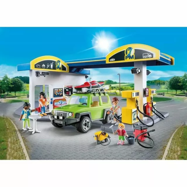 PLAYMOBIL City Life: Station Essence Set 70201 2