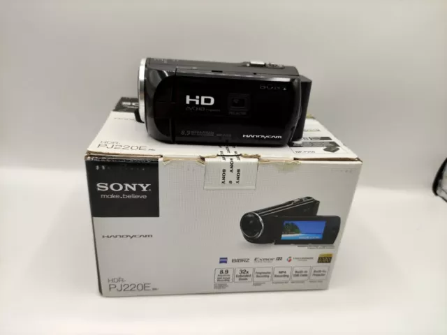 Camera Camescope Projecteur Sony Hdr-Pj220E Avchd Hd 1080 8.9 Mega Pixels