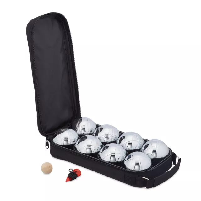 Boule Kugeln Outdoorspiel Gartenspiel Petanque Boßeln 8 Boccia-Kugeln Boule Set