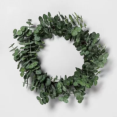 24" Faux Eucalyptus Wreath - Hearth & Hand with Magnolia