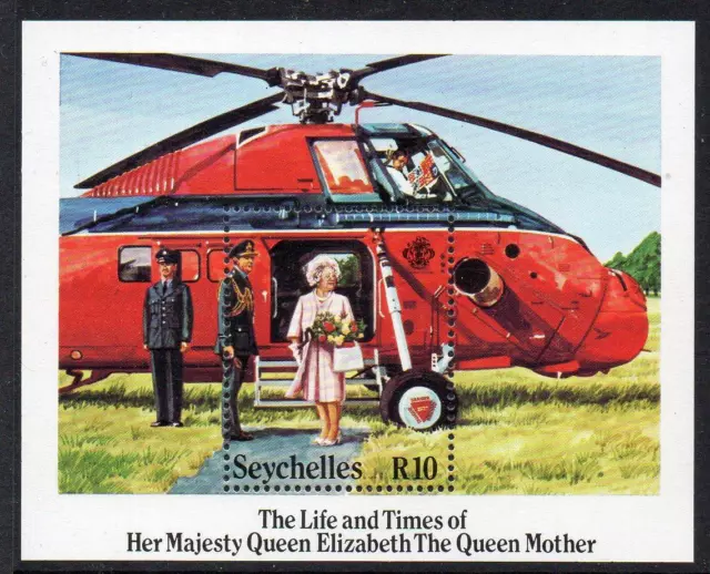 SEYCHELLES MNH 1985 Life and Times of  the Queen Mother