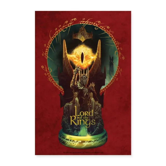 Mr. The Rings Sauron Lord Of The Rings Poster 60x90cm, One Size, White