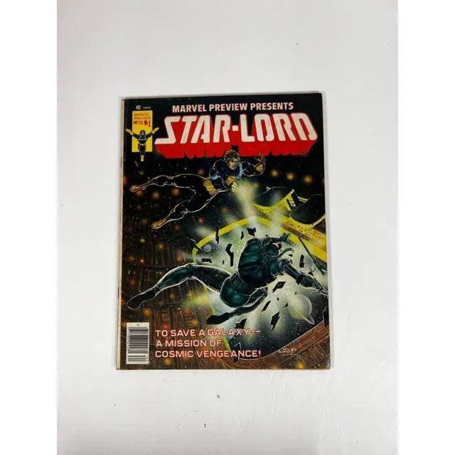 Marvel Preview #15 (1978) STAR LORD 4th appearance GOTG  Joe Jusko Cover
