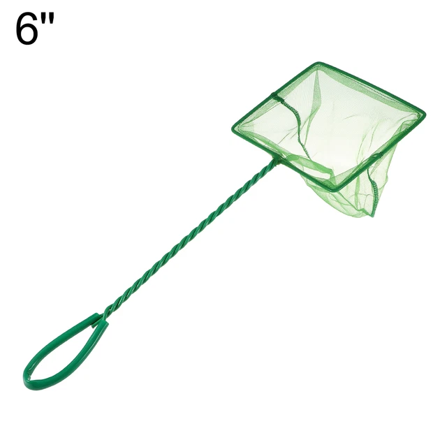 1Pcs Aquarium Fish Net Fish Tank Accessories Small Fish Fine Net Green 6'' 6
