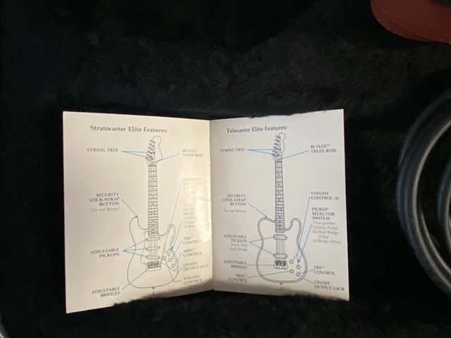 Fender Stratocaster Élite 1983.                         100% Originale  USA  CBS 15