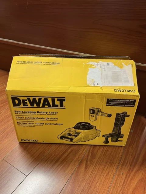 DEWALT DW074KD Self Leveling Interior/Exterior Rotary Laser Kit