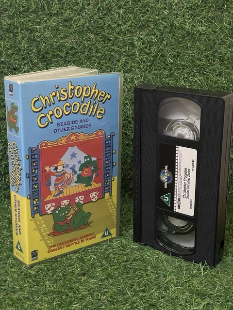 CHRISTOPHER CROCODILE Seaside VHS Video Retro 1997 Kids Video Tape christopher-crocodile-seaside-vhs-video-retro-1997-kids-video-tape