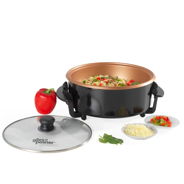 ELECTRIC MULTI COOKER NonStick Cooking Pan Skillet Meal Maker Giles
