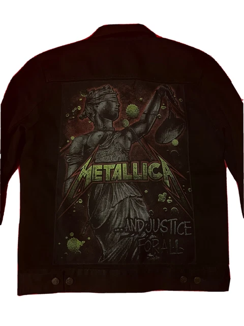 Metallica Denim Jacket …And Justice For All  ~ Size M ~ NEW