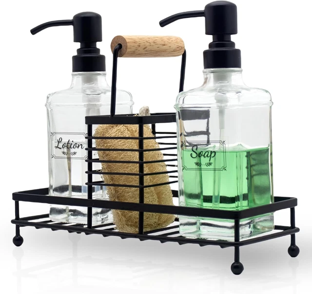 Organizer Per Lavello Da Cucina In Silicone - Vassoio Portaoggetti Nero Asciugatura Rapida - 4