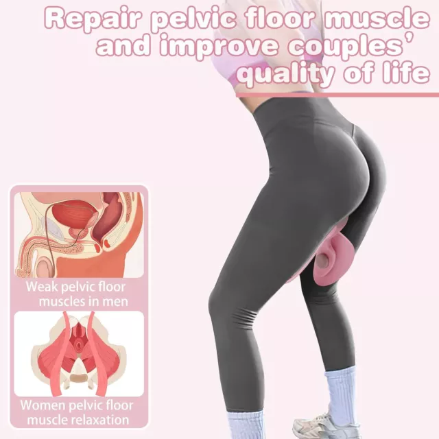 Inner Thigh Kegel Exerciser Pelvic Muscle Butt Leg Hip Trainer Postnatal Repair