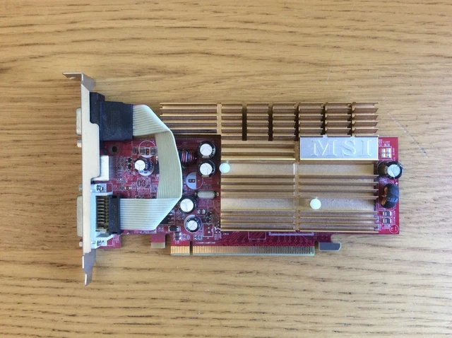 MSI NVIDIA GEFORCE 7300 GS 256mb Silent PCIe Graphics Card