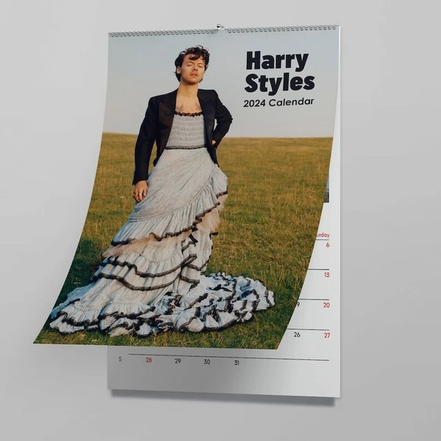 2024 HARRY STYLES Photo Calendar Celebrity Calendar 2024 Wall Calendars