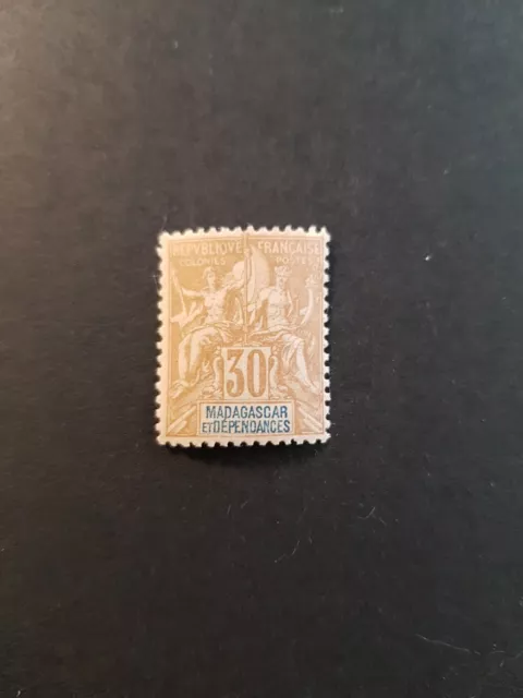France Timbre Colonie Madagascar N°36 Neuf * Mh 1892