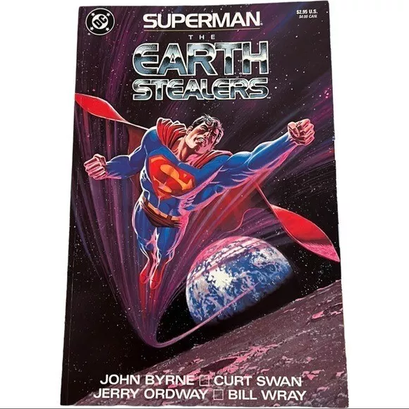 Superman The Earth Stealers Graphic Novel Comic, 1988