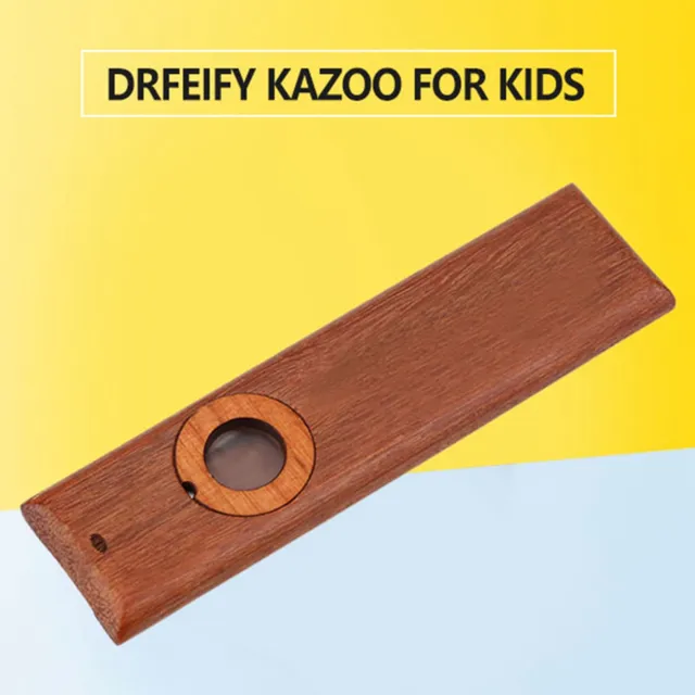 Kazoo aus Holz Blasinstrument Lernspielzeug Flöten Geschenke für Kinder