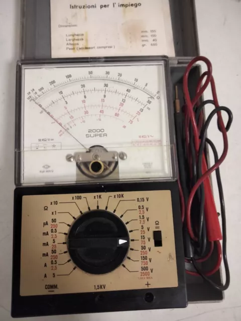 Analizzatore Tester vintage