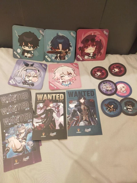 HONKAI STAR RAIL Cafe Taiwan Coaster Sticker Serial Card From JAPAN £ ...