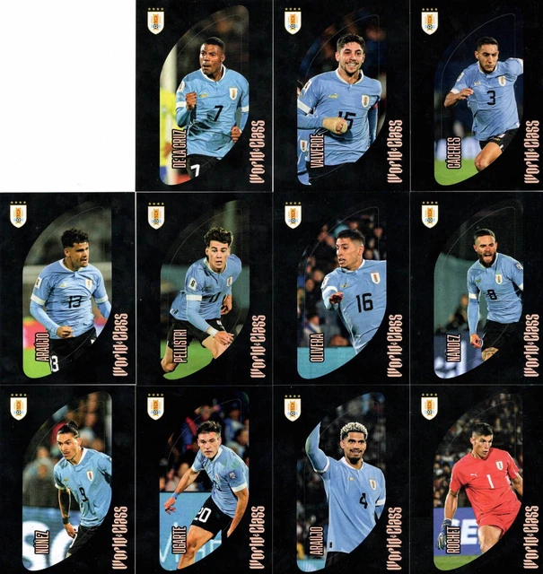 FIFA WORLD CLASS 2024 Sticker All 11 LineUp Panini Uruguay 4.33
