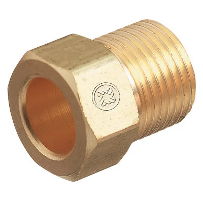Inert Arc Nuts, Brass, Hex, B-Size, 5/8 in - 18, Air/Water Western Enterprises